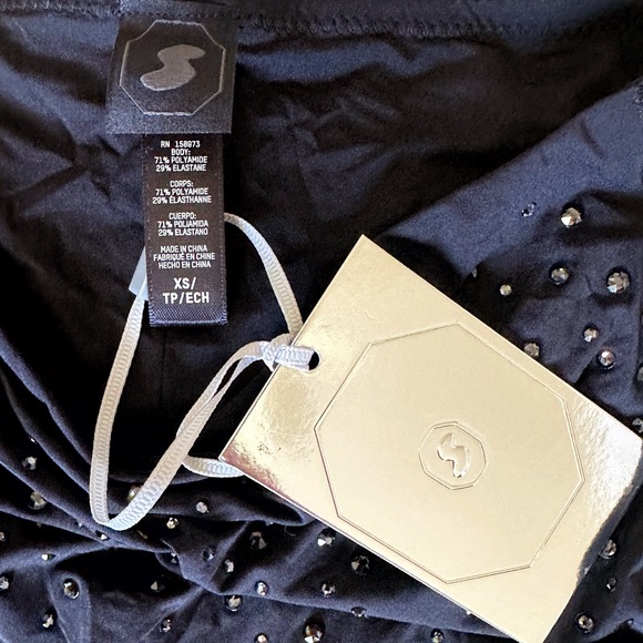 SKIMS x Swarovski Maxi Skirt, NWT, XS, Onyx - Picture 6 of 7